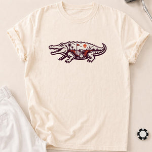 Putt You Later, Alligator Golf Tee T-Shirt - Ivory
