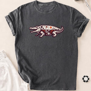 Putt You Later, Alligator Golf Tee T-Shirt - Pepper