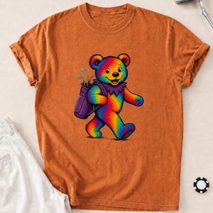 Bearly on Time Golf Tee T-Shirt - Yam