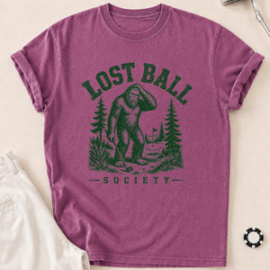 Lost Ball Society T-Shirt - Berry