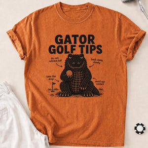 Gator Golf Tips T-Shirt - Yam