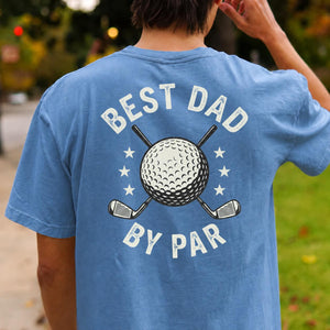 Best Dad By Par Golf Tee