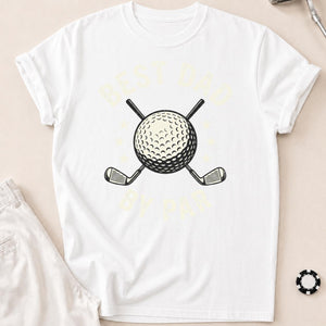 Best Dad By Par Golf Tee