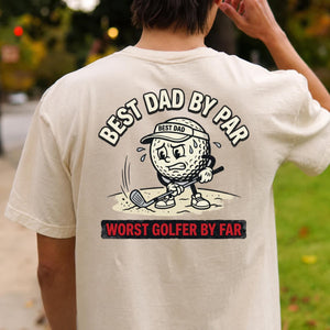 Best Dad Worst Golfer Tee