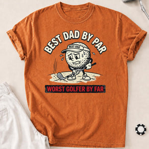 Best Dad Worst Golfer Tee
