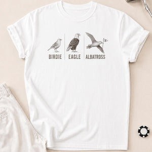 Birds of a Feather Golf Score Tee