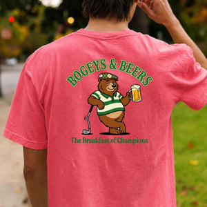 Bogeys, Beers & Bear Necessities Golf Tee
