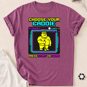 Choose Your Caddie Player 1 Retro Arcade Golf