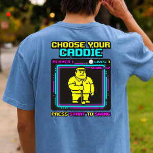 Choose Your Caddie Player 1 Retro Arcade Golf