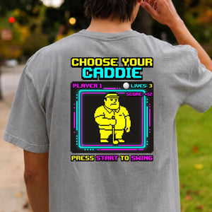 Choose Your Caddie Player 1 Retro Arcade Golf