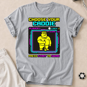 Choose Your Caddie Player 1 Retro Arcade Golf