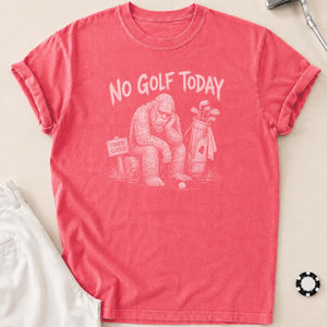 Course Closed, Bigfoot Bummed Golf Tee