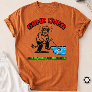 Game Over Insert Coin For Mulligan Retro