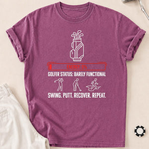 Golfer Status Barely Functional