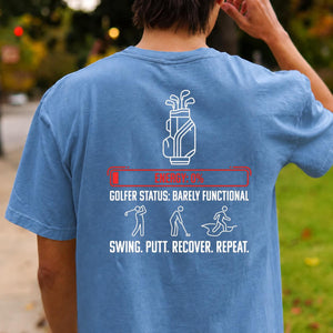 Golfer Status Barely Functional