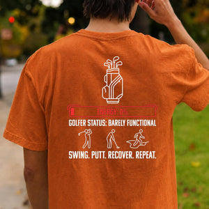 Golfer Status Barely Functional