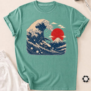 Great Wave Off Kanagawa Golf Cart Tee