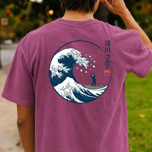 Great Wave Off Kanagawa Golf Par Golf Tee