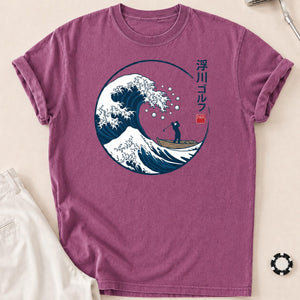 Great Wave Off Kanagawa Golf Par Golf Tee