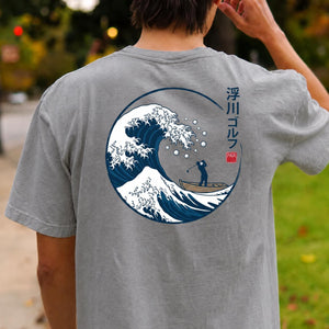 Great Wave Off Kanagawa Golf Par Golf Tee