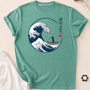 Great Wave Off Kanagawa Golf Par Golf Tee