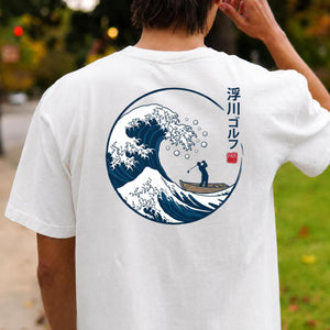 Great Wave Off Kanagawa Golf Par Golf Tee
