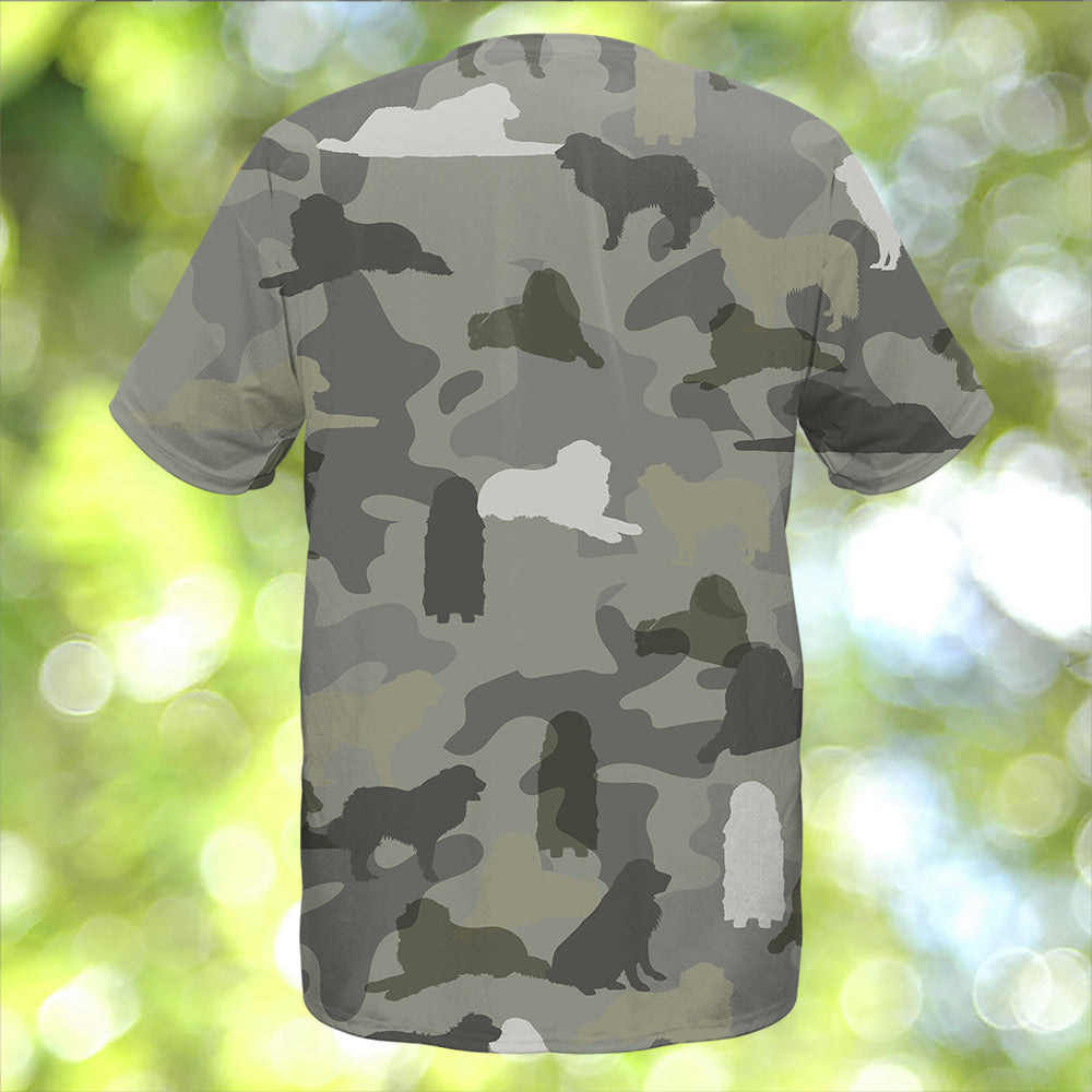 Great Pyrenees Camo T-Shirt