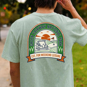 Green Fairway National Park Golf Tee