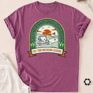 Green Fairway National Park Golf Tee