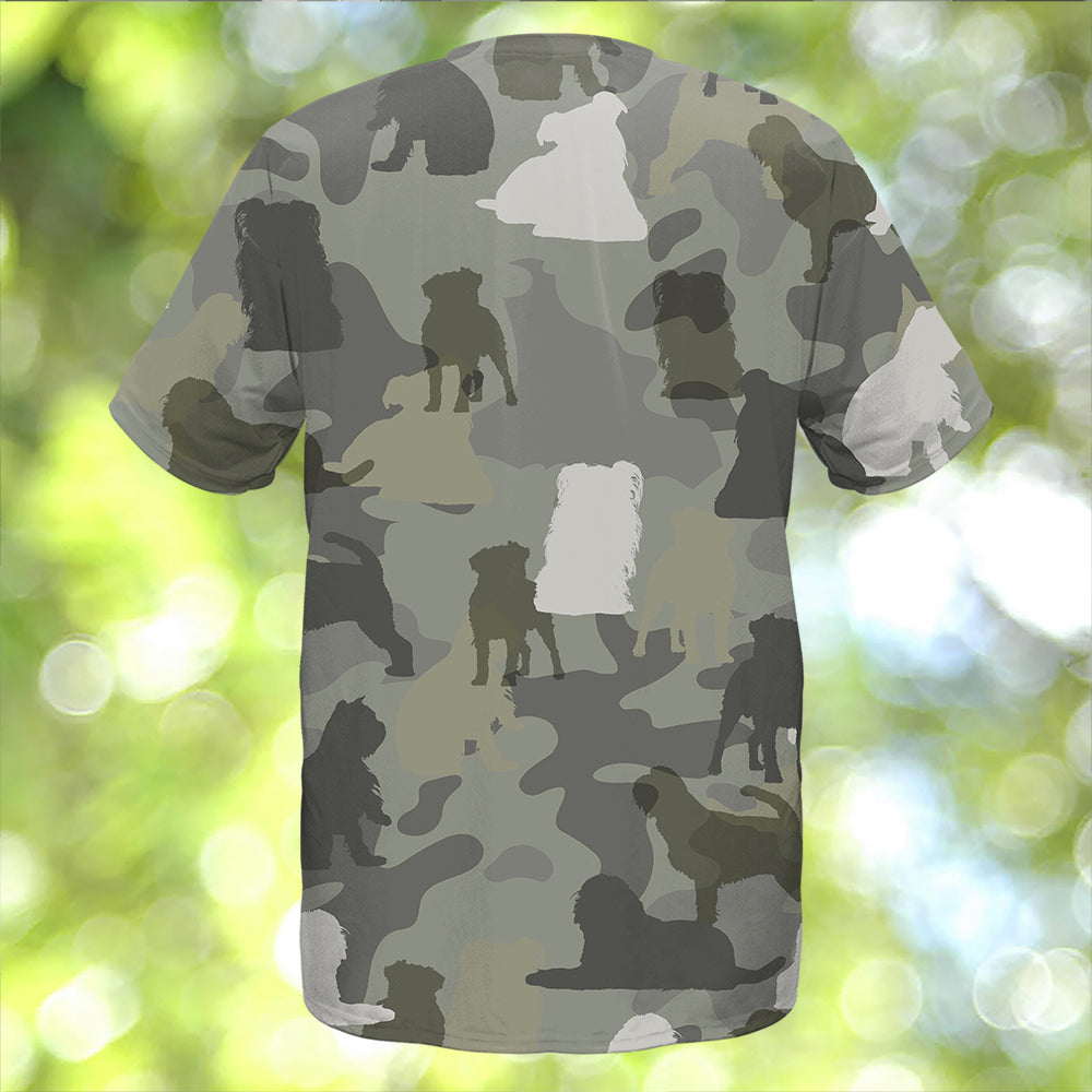 Griffon Bruxellois Camo T-Shirt