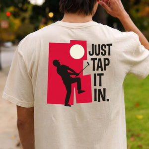 Just Tap It In Golf Silhouette Tee