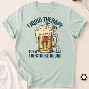 Liquid Therapy For A 110-Stroke Round Golf Tee
