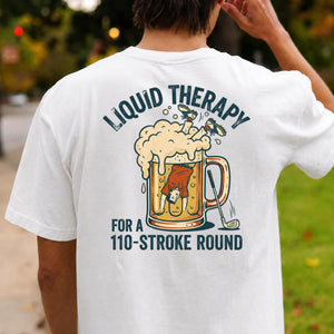 Liquid Therapy For A 110-Stroke Round Golf Tee