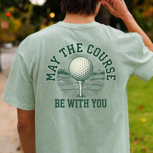 May The Course Be With You Retro Tee