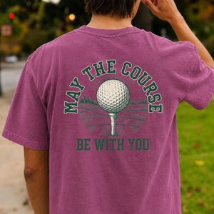 May The Course Be With You Retro Tee