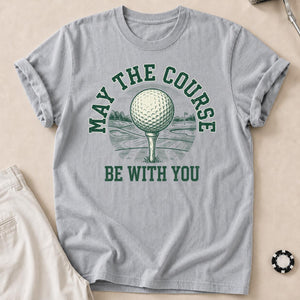 May The Course Be With You Retro Tee