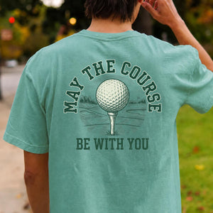 May The Course Be With You Retro Tee