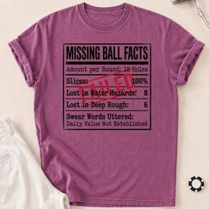 Missing Ball Facts
