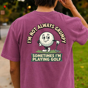 Not Always Grumpy Golf Ball