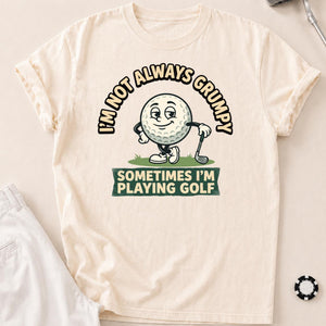 Not Always Grumpy Golf Ball