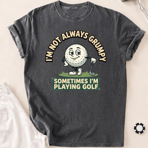 Not Always Grumpy Golf Ball