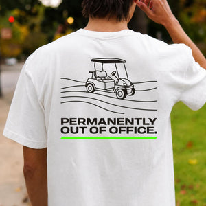 Permanently Out Of Office Golf Tee