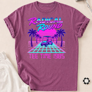 Radical Round Tee Time 1985 Golf Tee