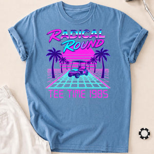 Radical Round Tee Time 1985 Golf Tee
