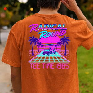 Radical Round Tee Time 1985 Golf Tee