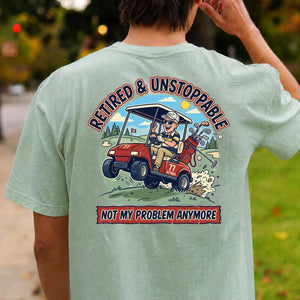 Retired & Unstoppable Full Scene Tee