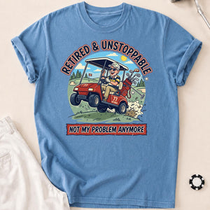 Retired & Unstoppable Full Scene Tee
