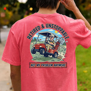 Retired & Unstoppable Full Scene Tee