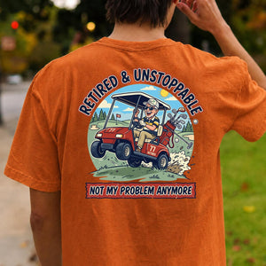 Retired & Unstoppable Full Scene Tee