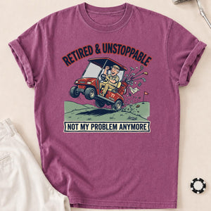 Retired & Unstoppable Golf Tee